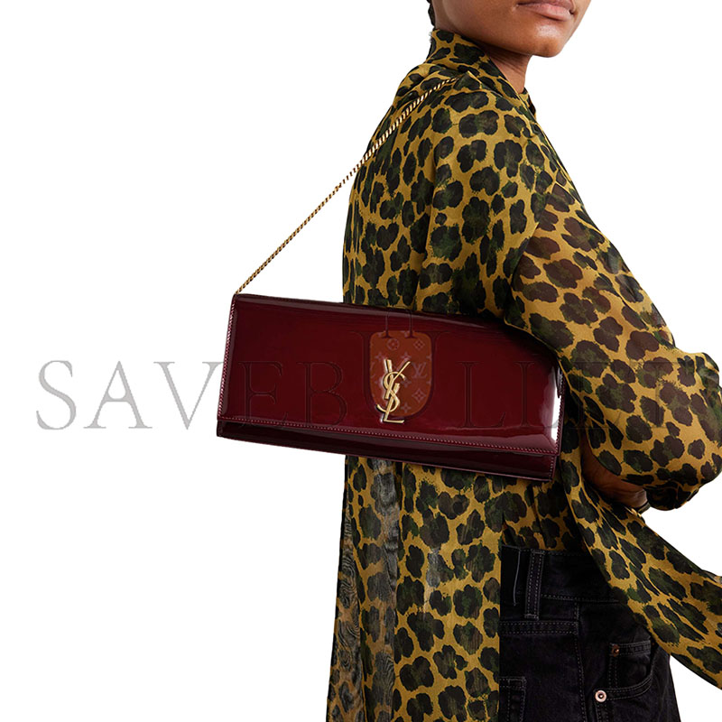 Y51 kate patent-leather clutch (28*12*4cm)